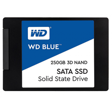 Ổ cứng thể rắn SSD WD Blue 250GB WDS250G2B0A - 2.5 inches, TLC, R/W 550/525, SATA3 6Gbps, TBW 100TB