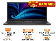 Laptop Dell Latitude 3520 70251603 - i3-1115G4; 4GB+1slot; SSD 256GB PCIe; 15.6" HD; Dos; Black