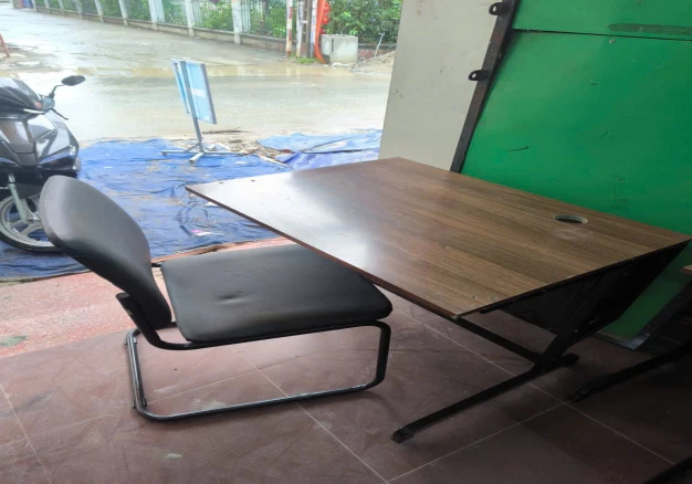 Bộ bàn đơn 1 cấp + ghế chân quỳ
