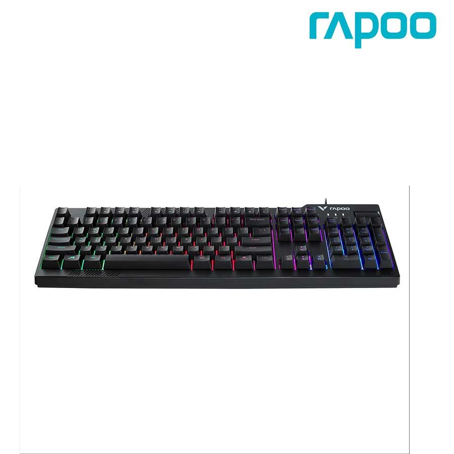 Bàn Phím Gaming Rapoo V50S-LED: RGB - USB, Màu Đen